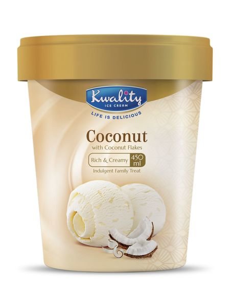 Kwality Ice Cream 450ml - Coconut