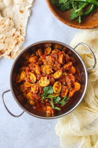 Mushroom Bhaji 